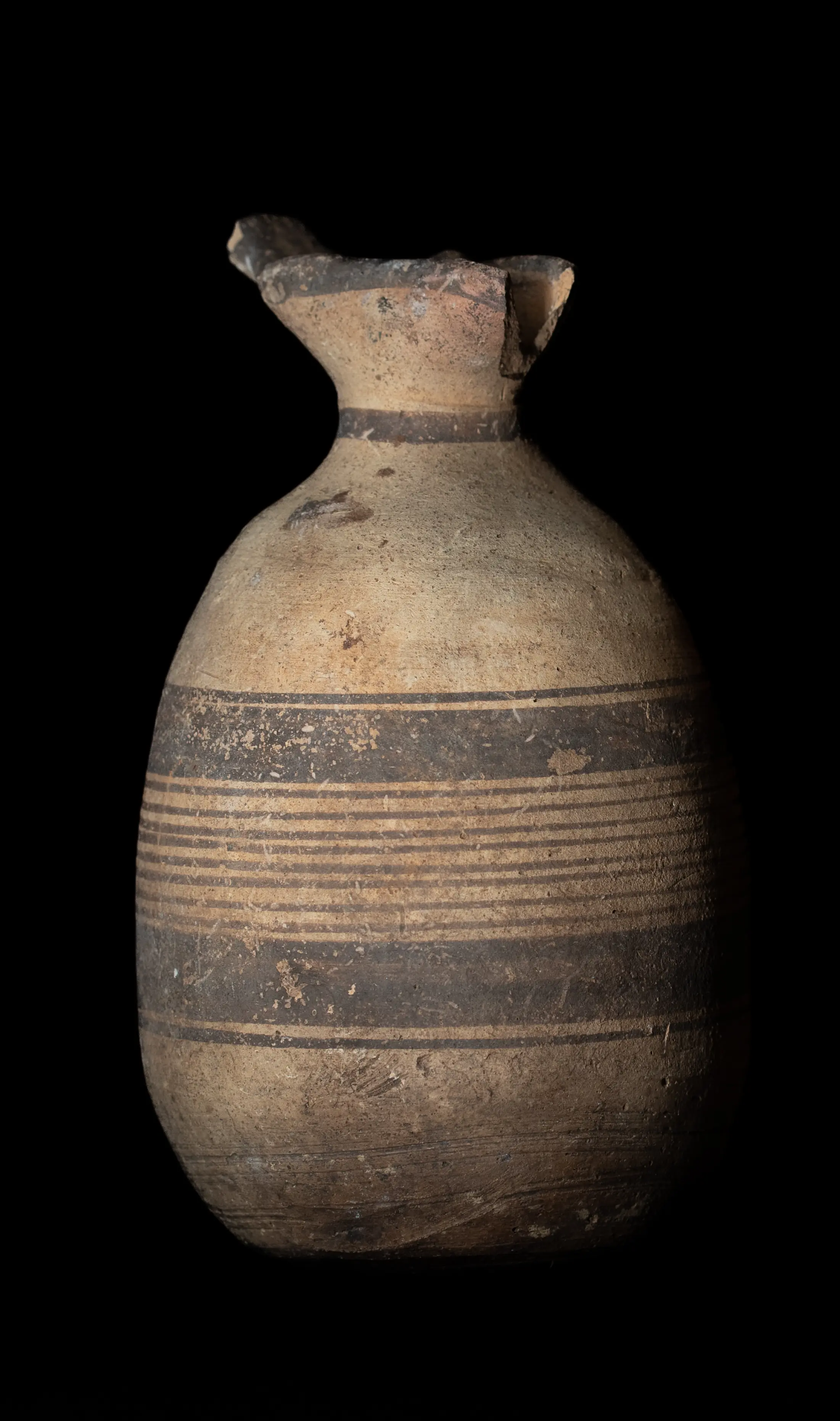 White Painted Tall Juglet, Geometric Cypriot