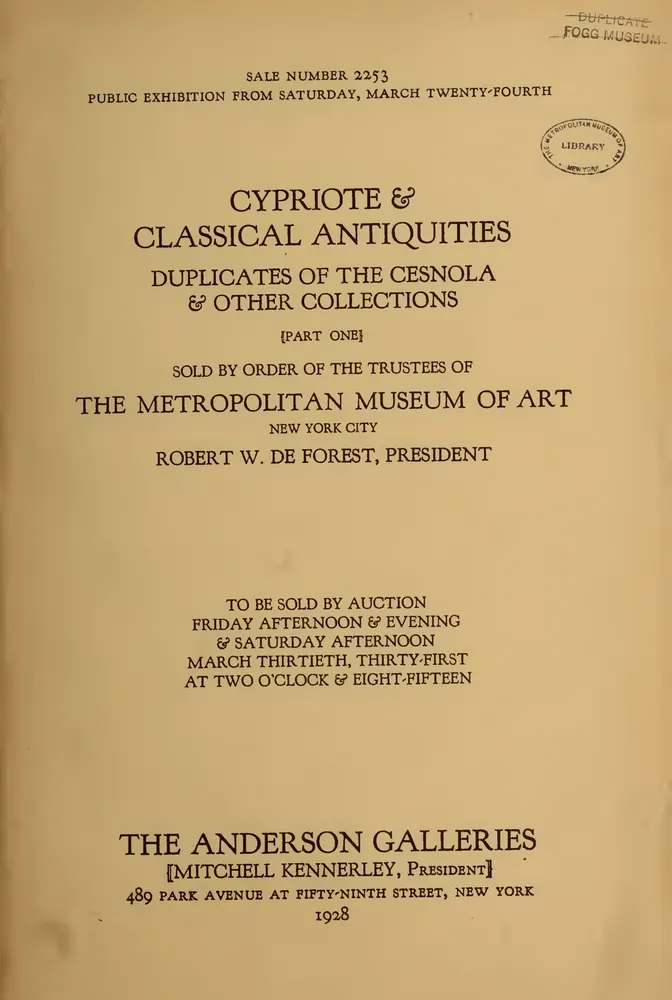 Cypriote & Classical Antiquities, scan 1