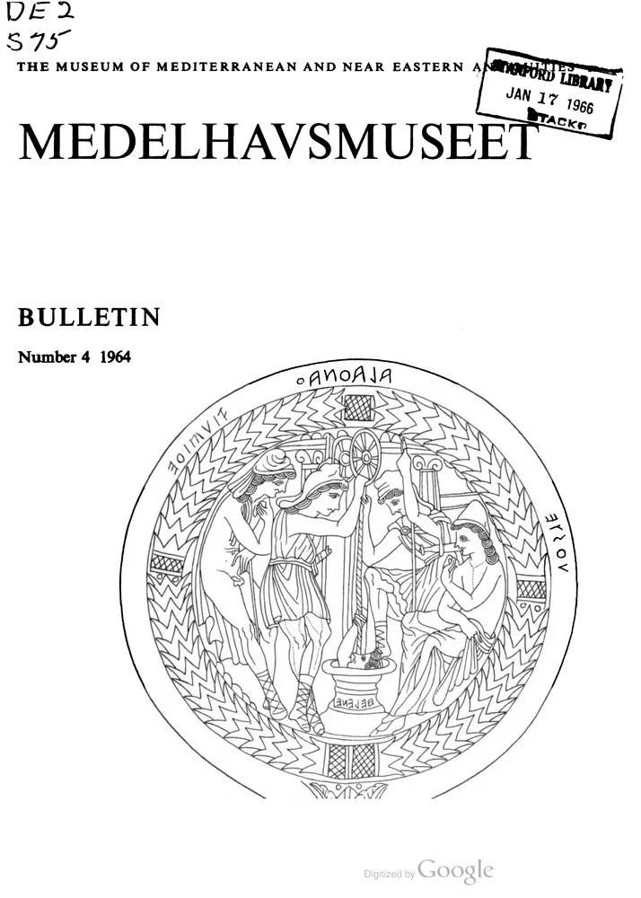 Medelhavsmuseet Bulletin 4, scan 1