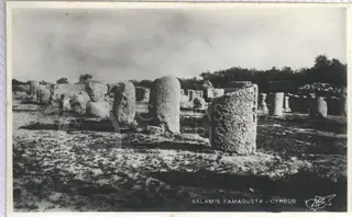 Column bases at Salamis