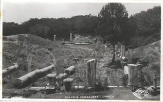 Broken columns at Salamis