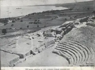 Greek theatre at Soli, looking toward Morphou Bay