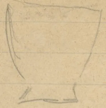 Profile of a footed cup or bowl