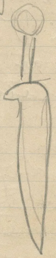 Single-edged knife with ring-tang