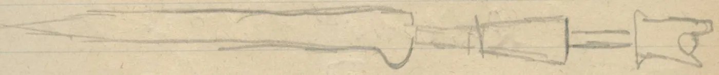 Single-edged knife with handle