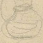 Small outline of a jug with horizontal bands