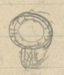 Ring with circular bezel and decorated hoop