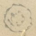 Small circle with dots along the inner edge