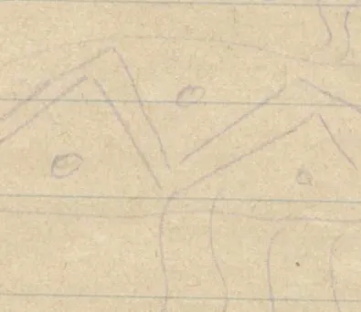 Small stylized plant motif