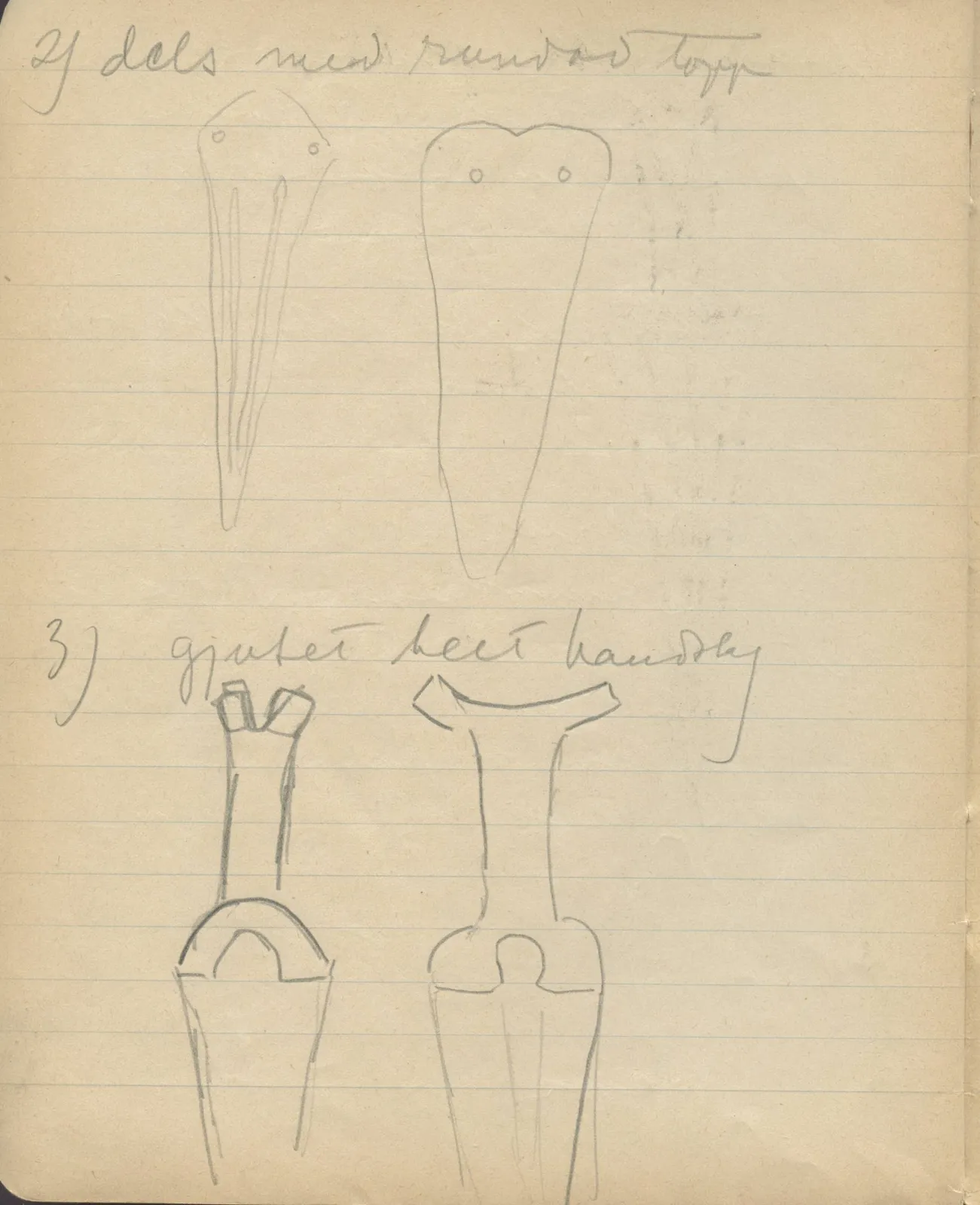 Scan 32 of notebook 000005 (Notes on pottery from Troy, the Cyclades and Crete), handwritten in Swedish, with drawings. The transcription and translation follow.