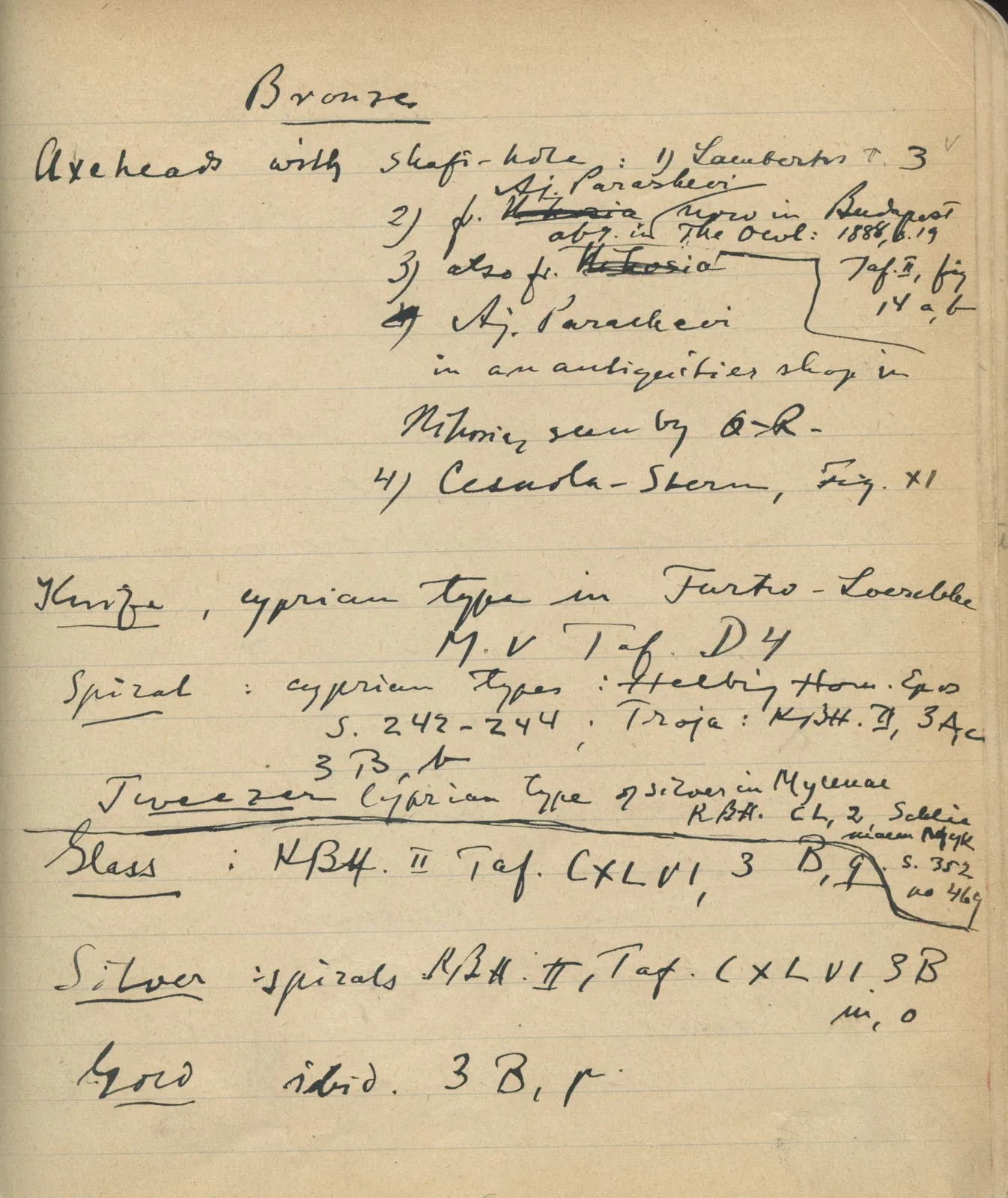 Scan 160 of notebook 000005 (Notes on pottery from Troy, the Cyclades and Crete), handwritten in Swedish. The transcription and translation follow.
