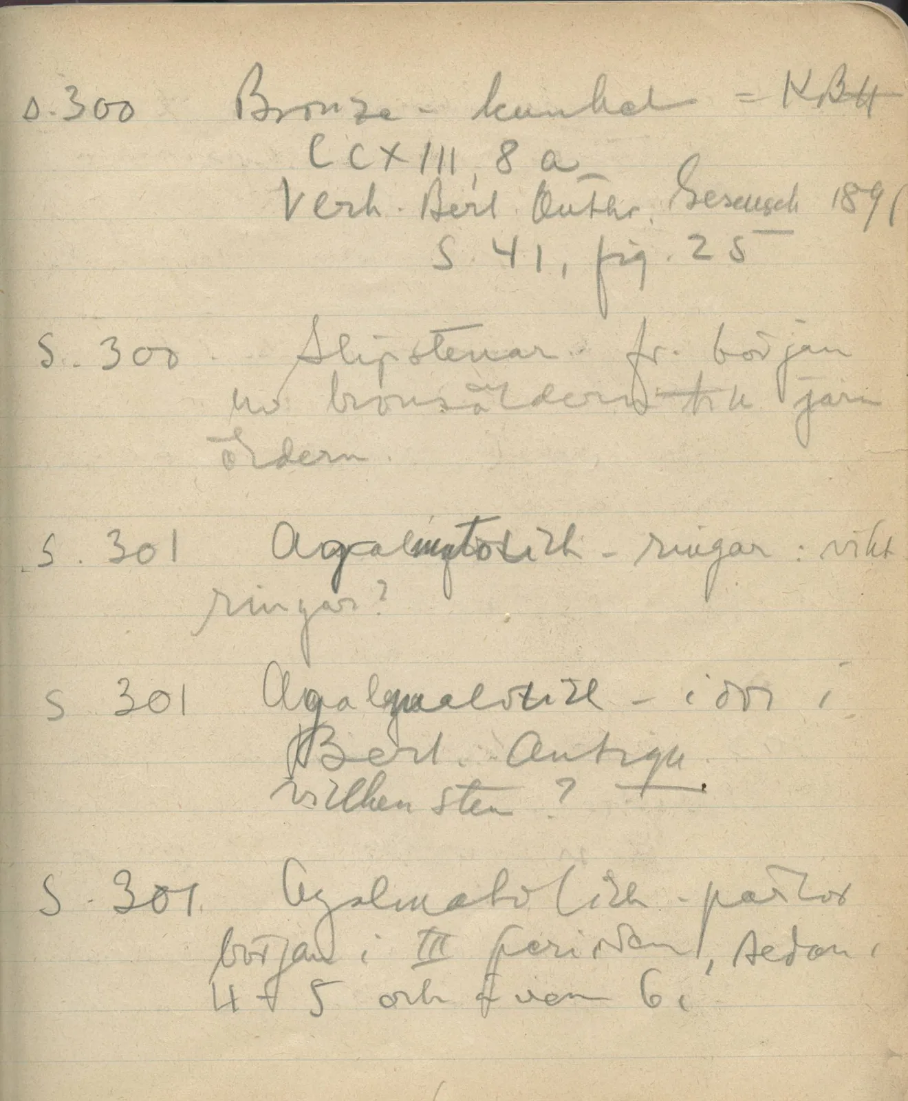 Scan 168 of notebook 000005 (Notes on pottery from Troy, the Cyclades and Crete), handwritten in Swedish. The transcription and translation follow.