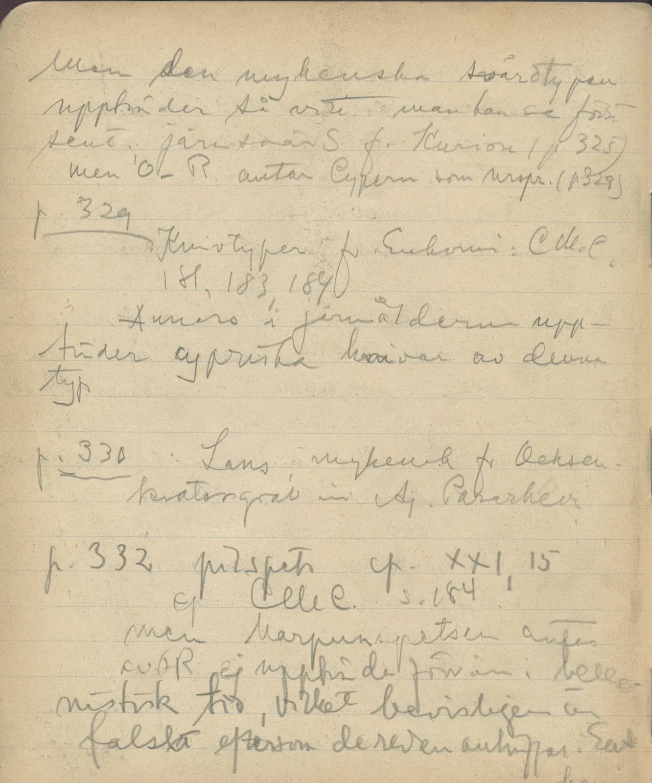 Scan 173 of notebook 000005 (Notes on pottery from Troy, the Cyclades and Crete), handwritten in Swedish. The transcription and translation follow.