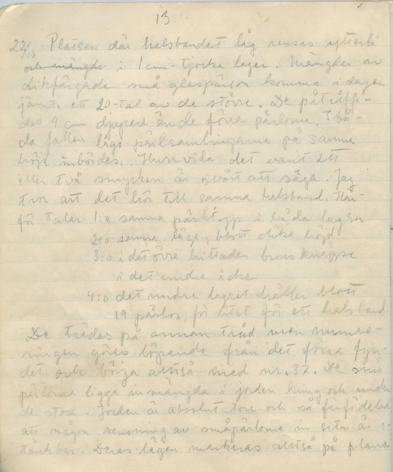 Scan 57 of field diary DII:1a (Lapithos, Vrysi tou Barba), handwritten in Swedish. The transcription and translation follow.