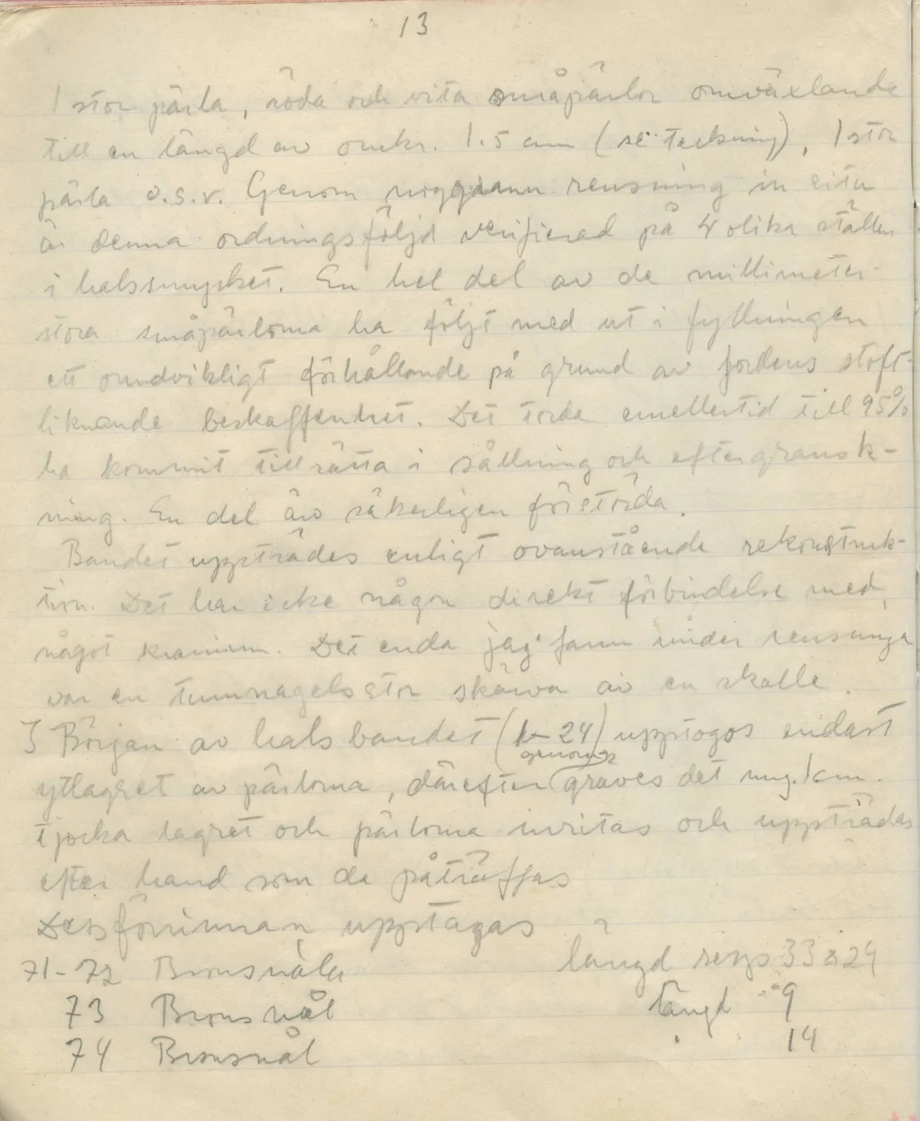 Scan 63 of field diary DII:1a (Lapithos, Vrysi tou Barba), handwritten in Swedish. The transcription and translation follow.