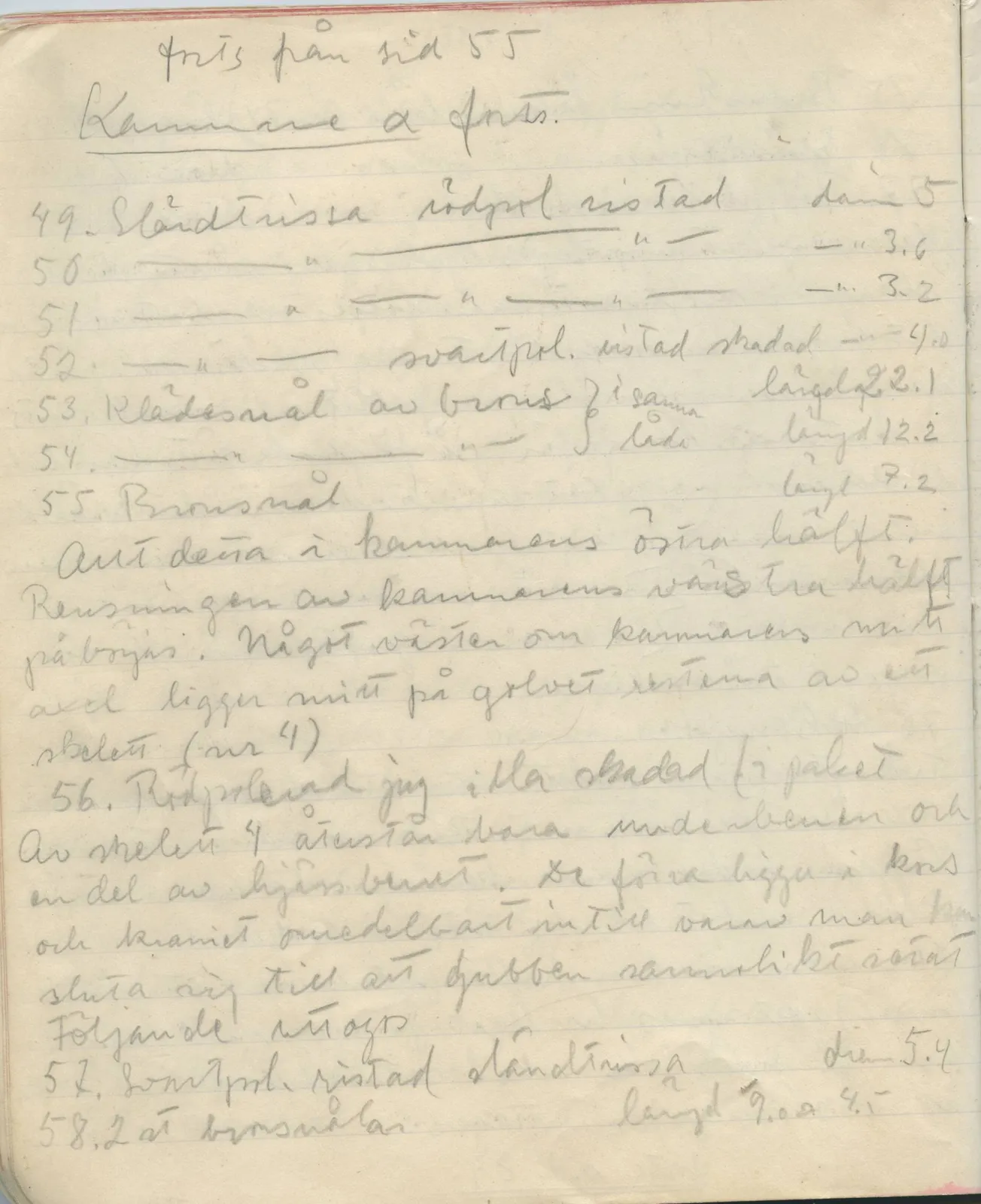 Scan 65 of field diary DII:1a (Lapithos, Vrysi tou Barba), handwritten in Swedish. The transcription and translation follow.