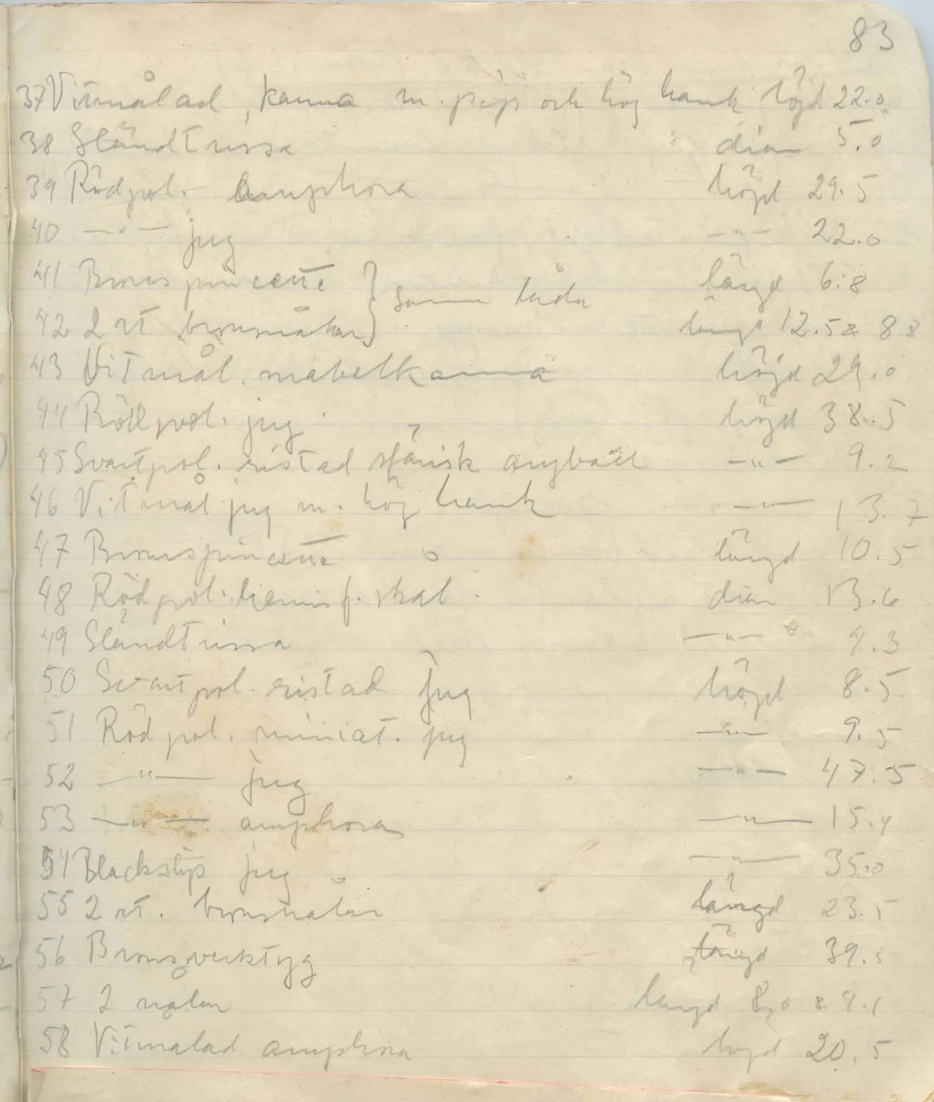Scan 79 of field diary DII:1a (Lapithos, Vrysi tou Barba), handwritten in Swedish. The transcription and translation follow.