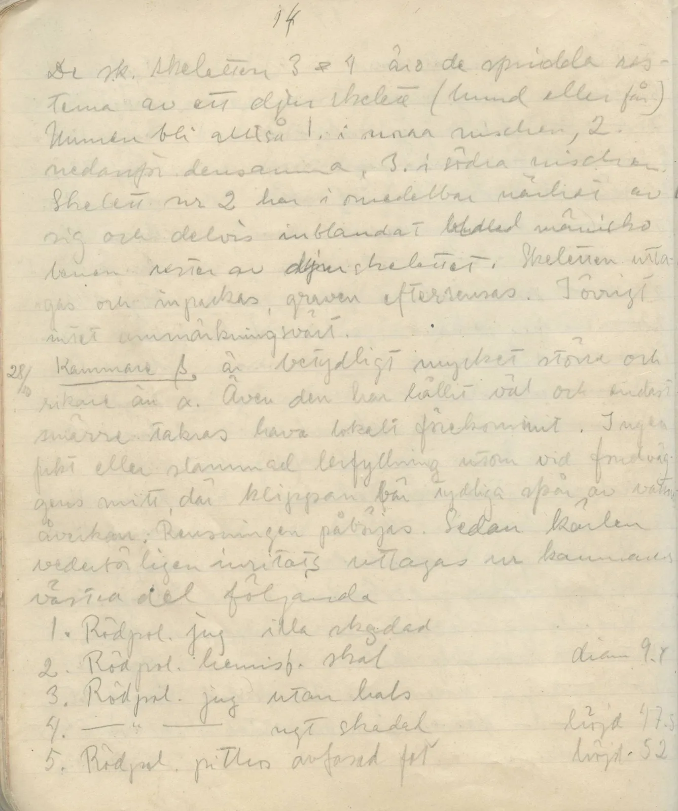 Scan 86 of field diary DII:1a (Lapithos, Vrysi tou Barba), handwritten in Swedish. The transcription and translation follow.