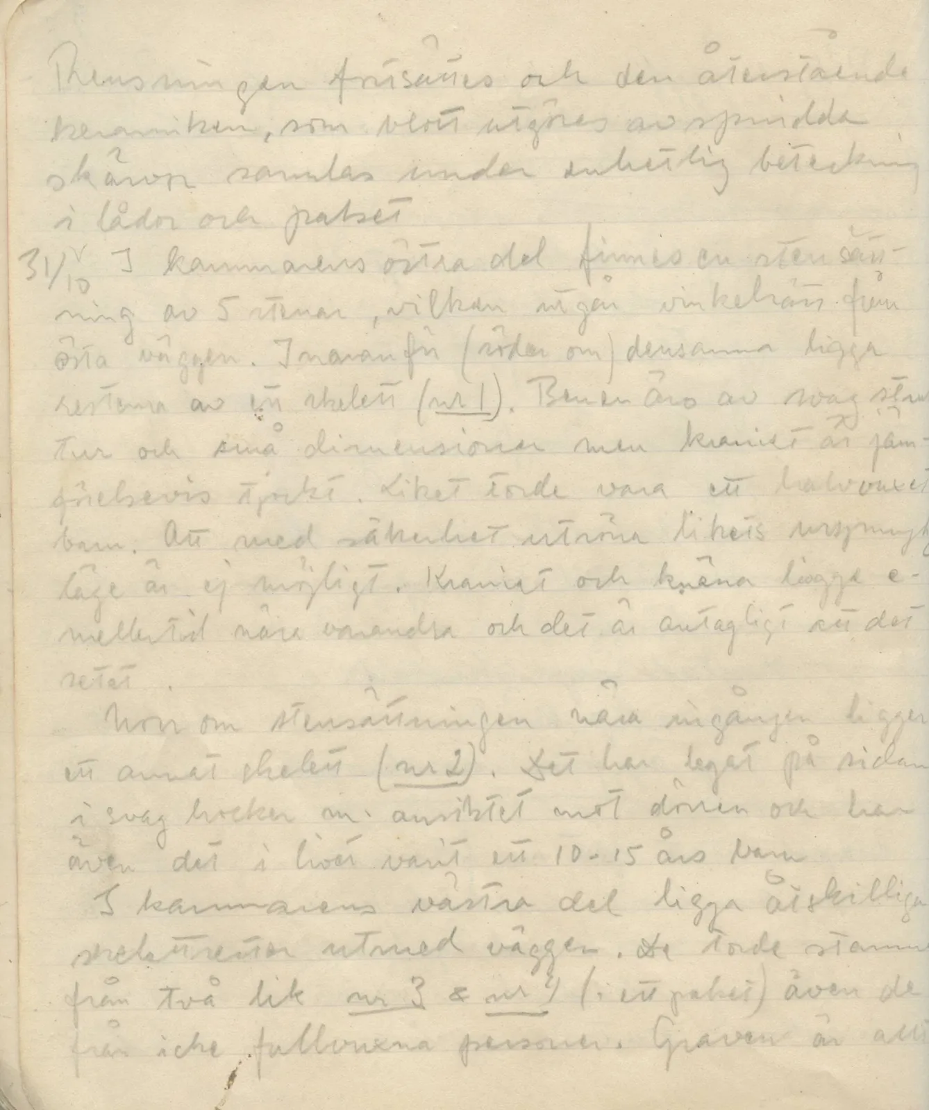 Scan 94 of field diary DII:1a (Lapithos, Vrysi tou Barba), handwritten in Swedish. The transcription and translation follow.