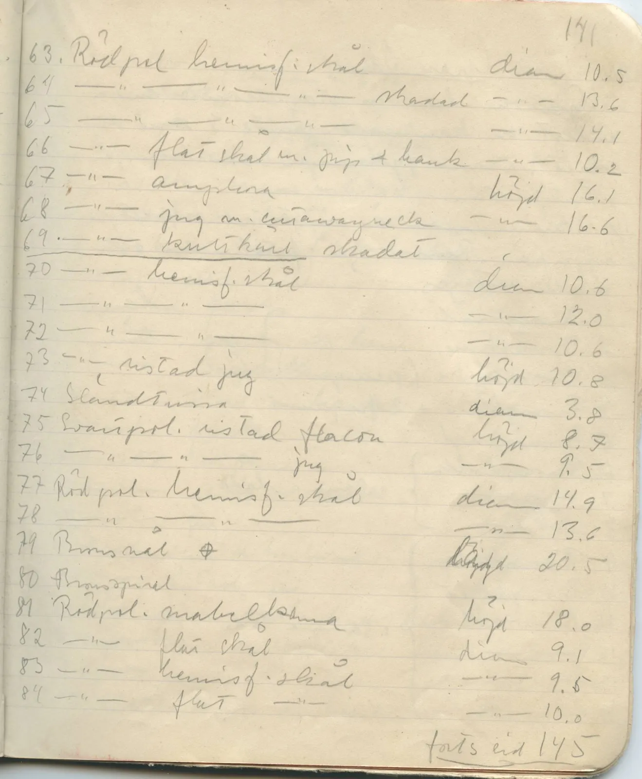 Scan 139 of field diary DII:1a (Lapithos, Vrysi tou Barba), handwritten in Swedish. The transcription and translation follow.
