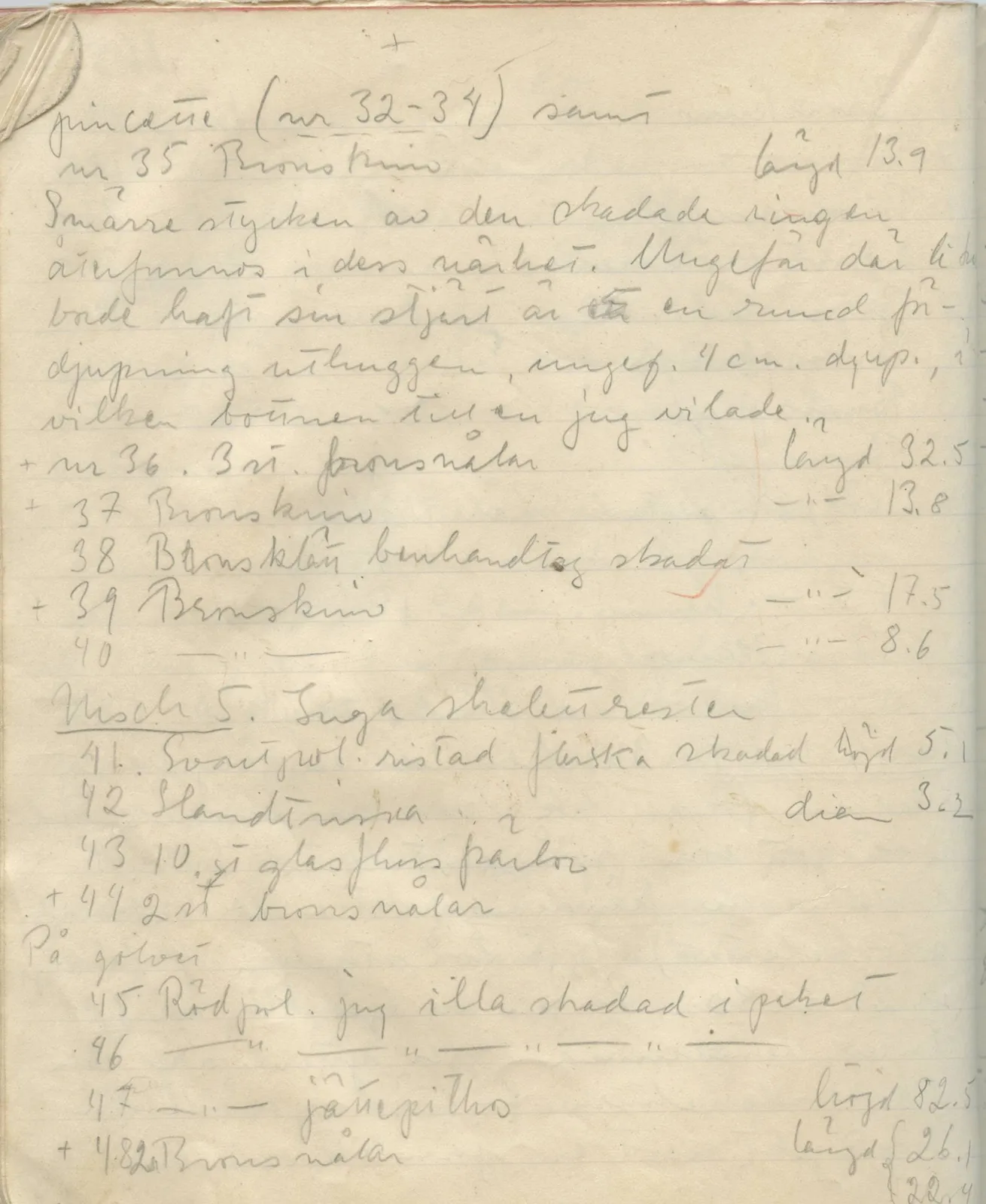 Scan 166 of field diary DII:1a (Lapithos, Vrysi tou Barba), handwritten in Swedish. The transcription and translation follow.