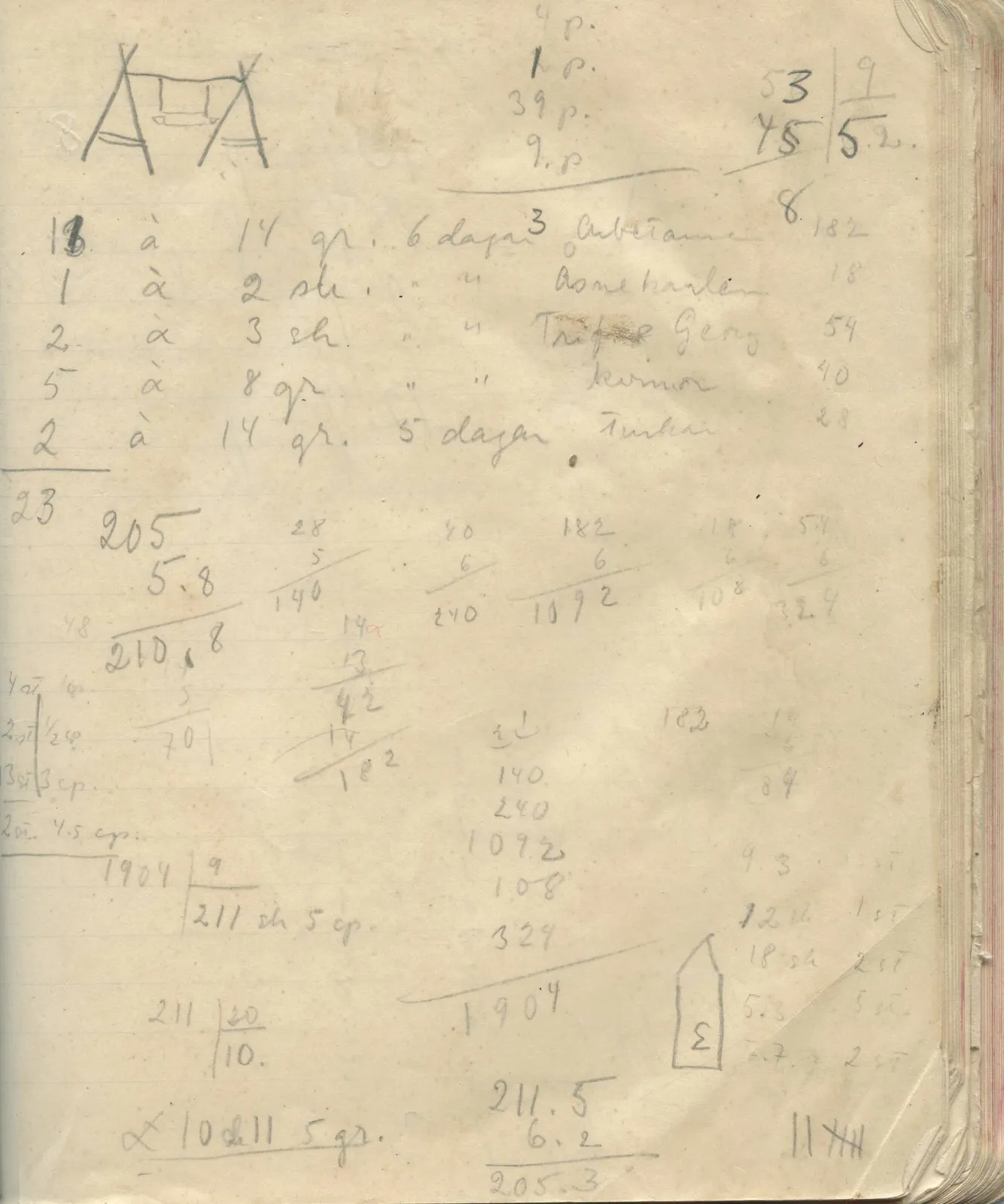 Scan 169 of field diary DII:1a (Lapithos, Vrysi tou Barba), handwritten in Swedish, with drawings. The transcription and translation follow.