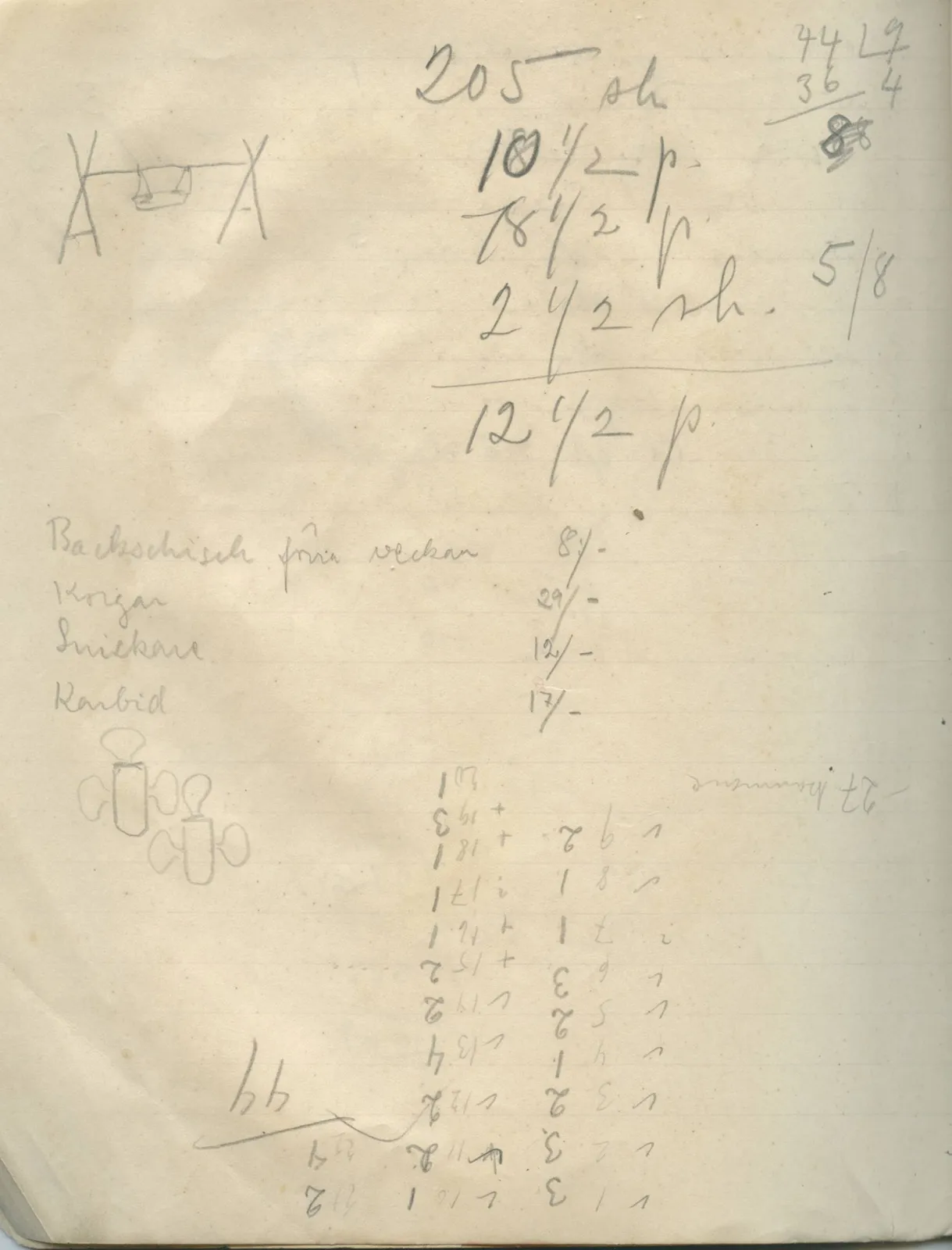 Scan 170 of field diary DII:1a (Lapithos, Vrysi tou Barba), handwritten in Swedish, with drawings. The transcription and translation follow.