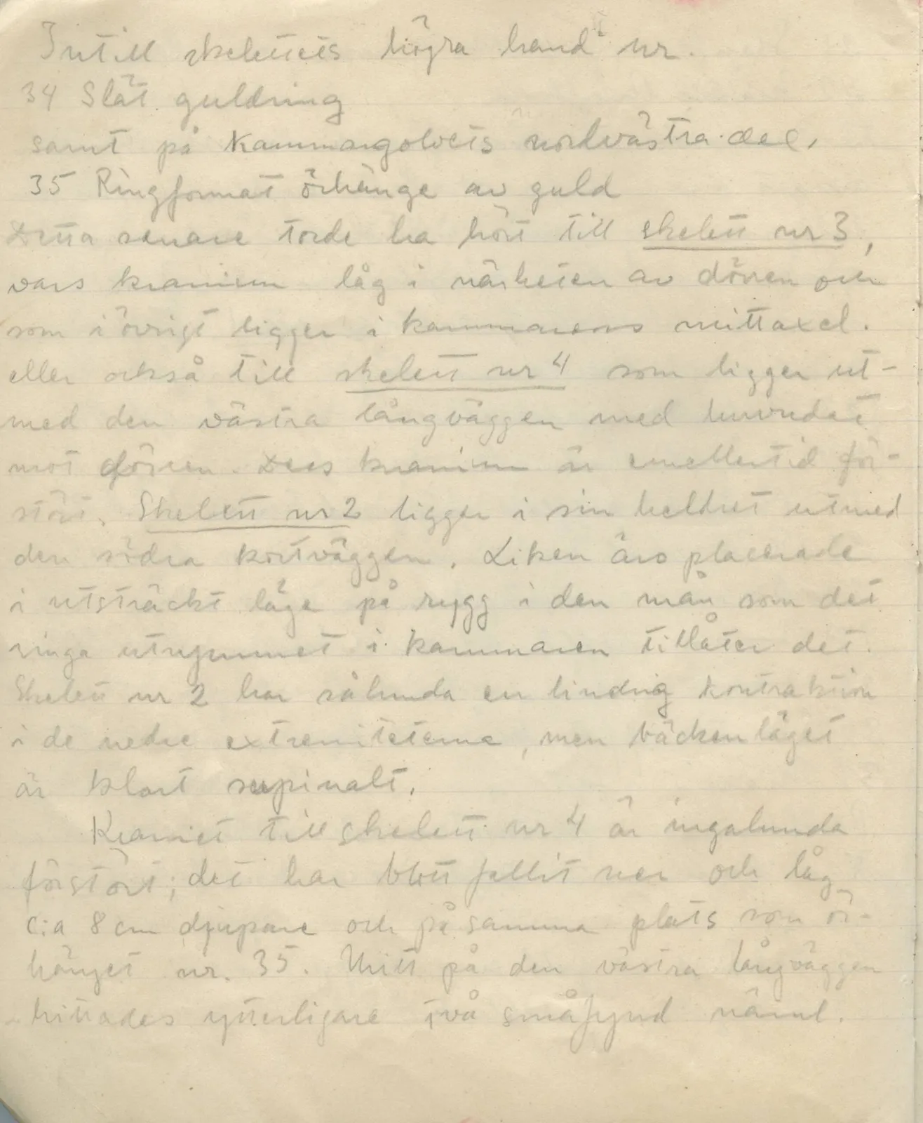 Scan 13 of field diary DII:1b (Lapithos, Kastros), handwritten in Swedish. The transcription and translation follow.