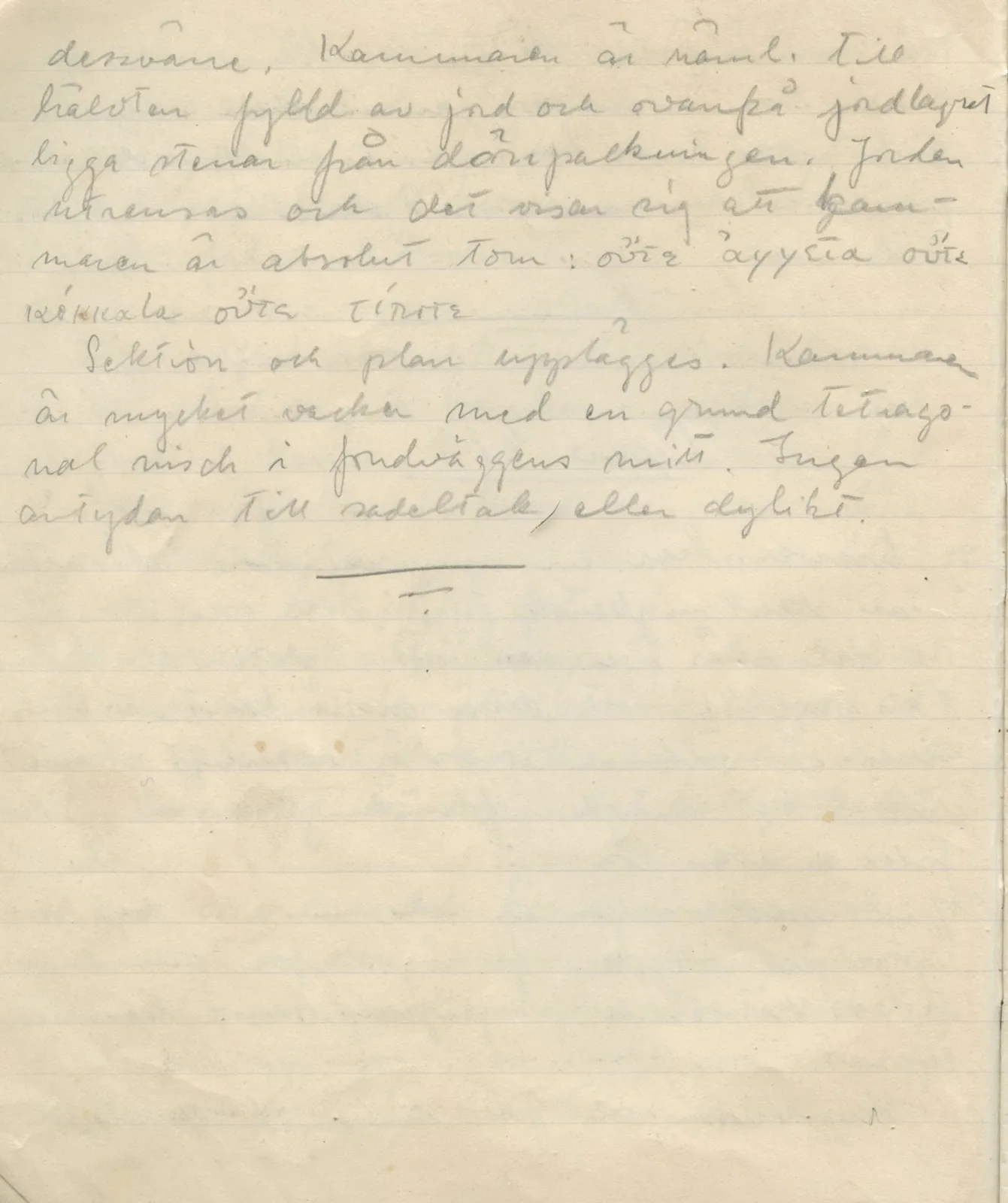 Scan 30 of field diary DII:1b (Lapithos, Kastros), handwritten in Swedish. The transcription and translation follow.