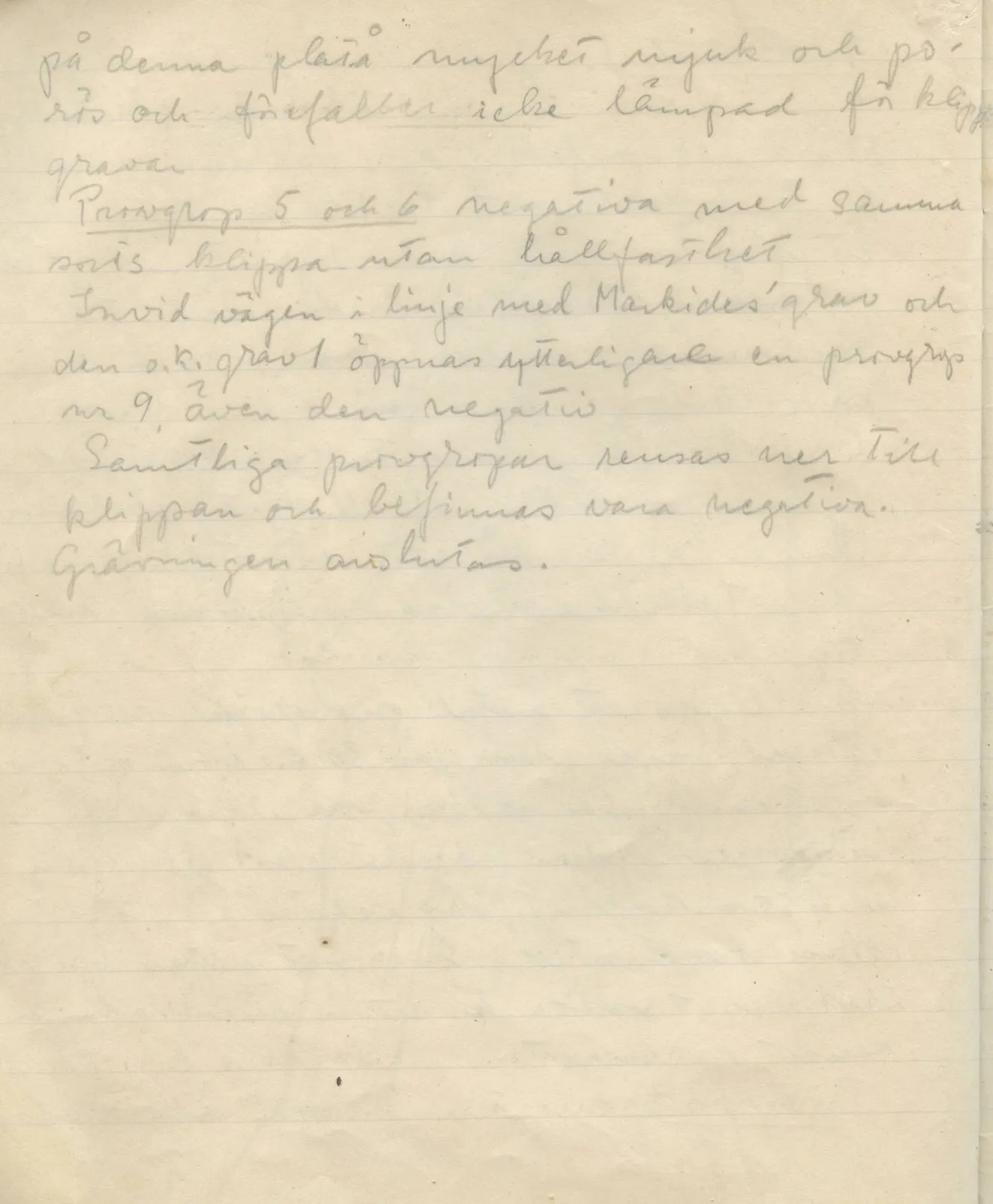 Scan 78 of field diary DII:1b (Lapithos, Kastros), handwritten in Swedish. The transcription and translation follow.