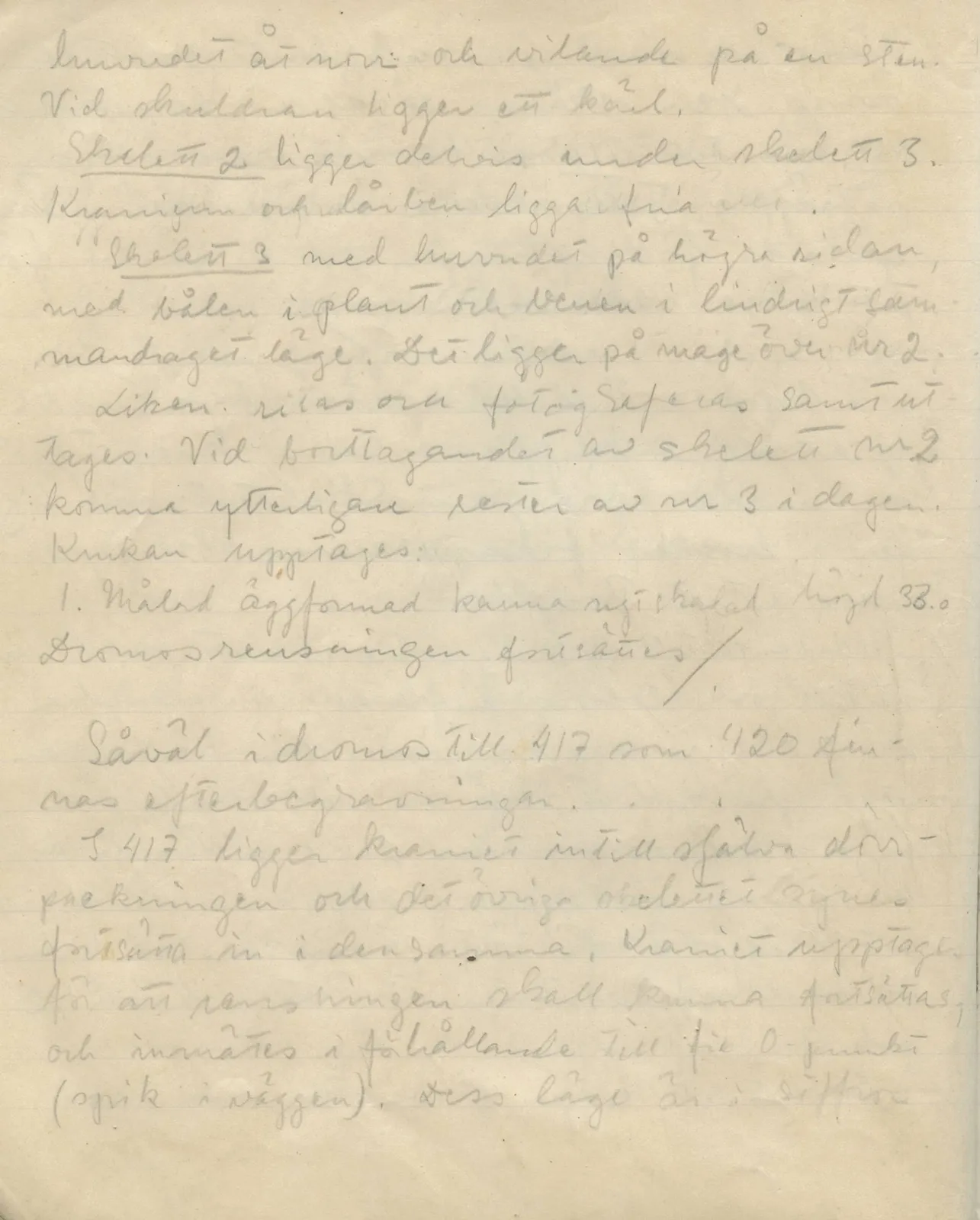 Scan 86 of field diary DII:1b (Lapithos, Kastros), handwritten in Swedish. The transcription and translation follow.