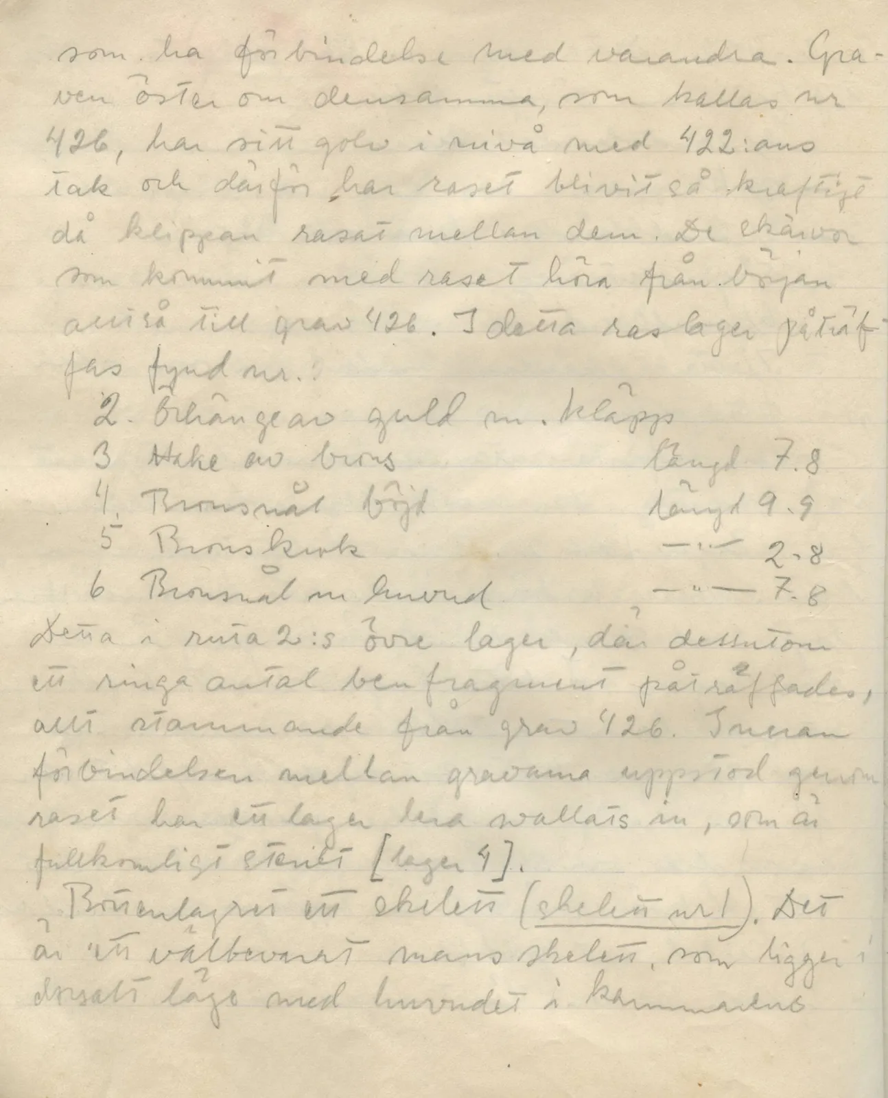 Scan 103 of field diary DII:1b (Lapithos, Kastros), handwritten in Swedish. The transcription and translation follow.