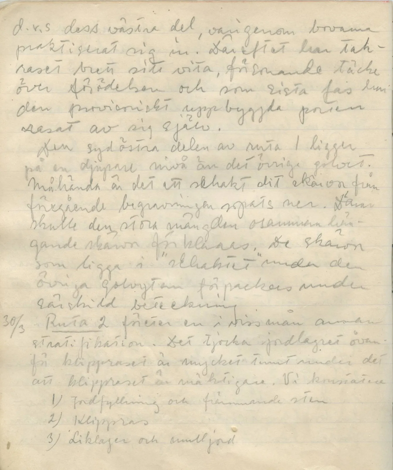 Scan 109 of field diary DII:1b (Lapithos, Kastros), handwritten in Swedish. The transcription and translation follow.