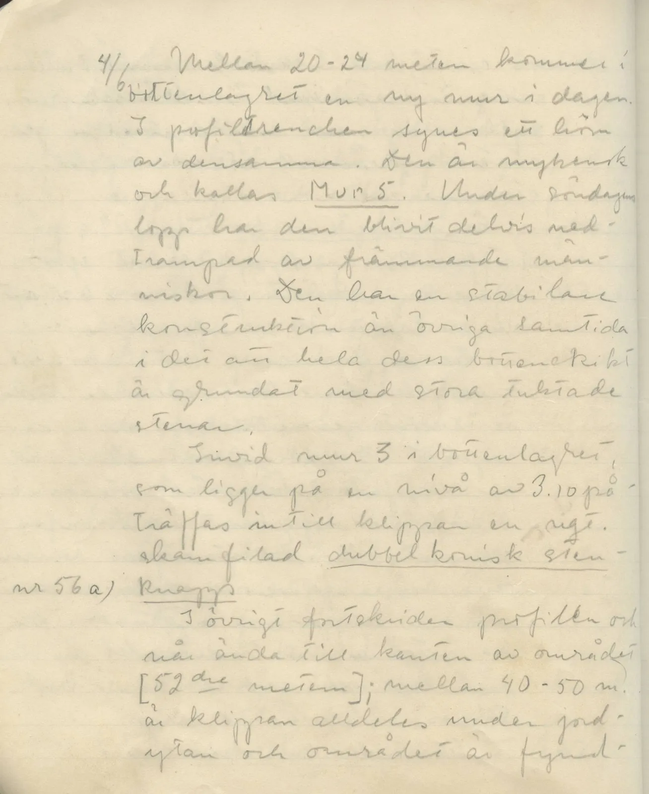 Scan 53 of field diary DII:1c (Oura, Trachonas and Idalion), handwritten in Swedish. The transcription and translation follow.