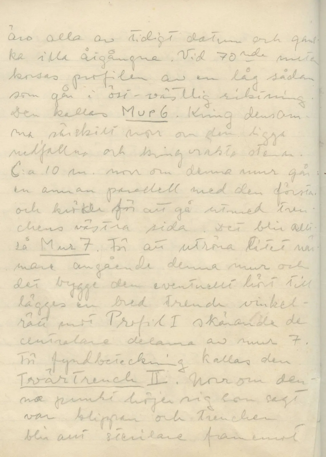 Scan 57 of field diary DII:1c (Oura, Trachonas and Idalion), handwritten in Swedish. The transcription and translation follow.