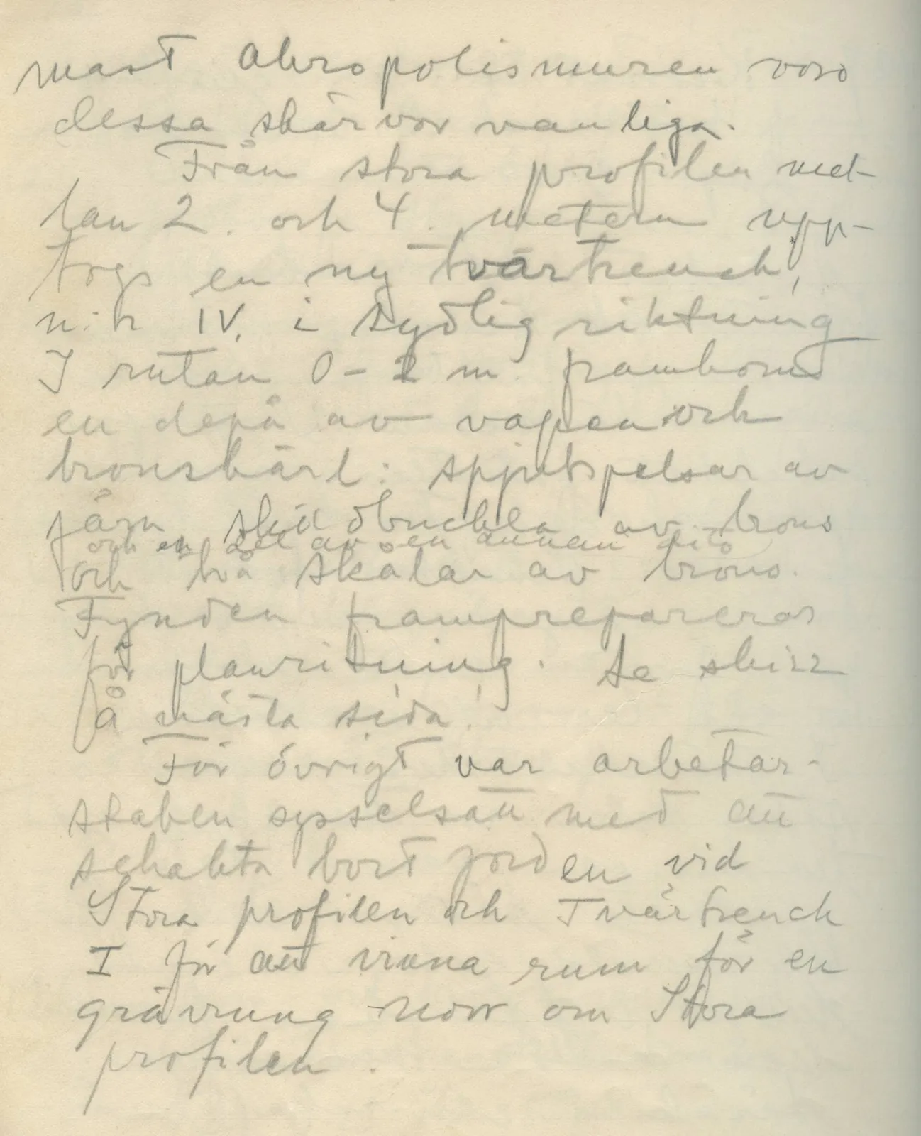 Scan 67 of field diary DII:1c (Oura, Trachonas and Idalion), handwritten in Swedish. The transcription and translation follow.