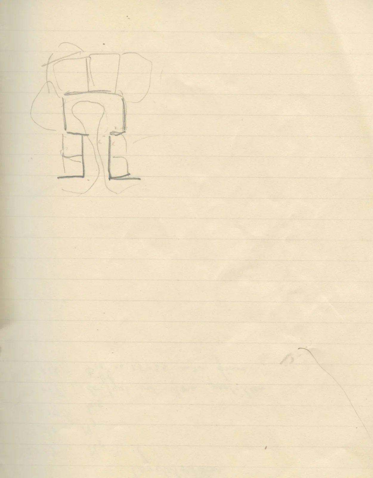 Scan 117 of field diary DII:1c (Oura, Trachonas and Idalion), handwritten in Swedish, with drawings. The transcription and translation follow.