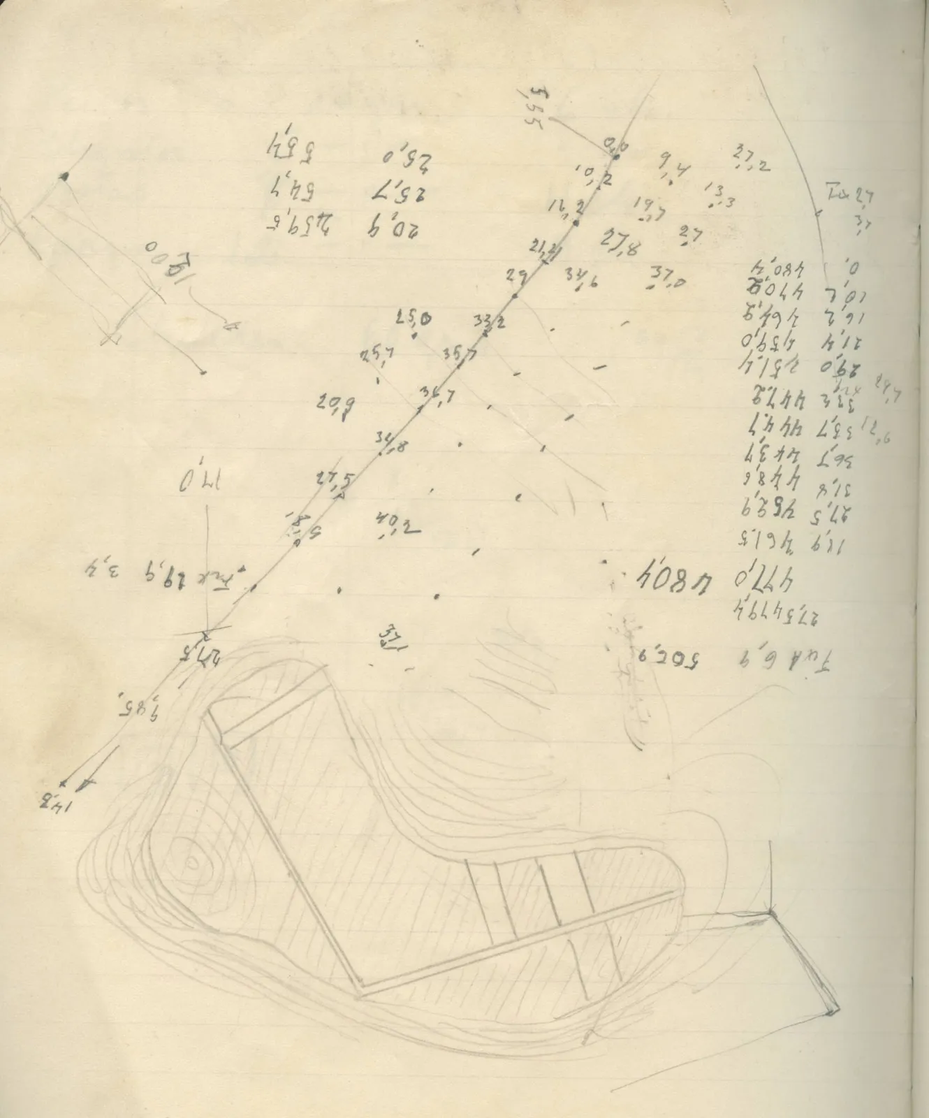 Scan 133 of field diary DII:1c (Oura, Trachonas and Idalion), handwritten in Swedish, with drawings. The transcription and translation follow.