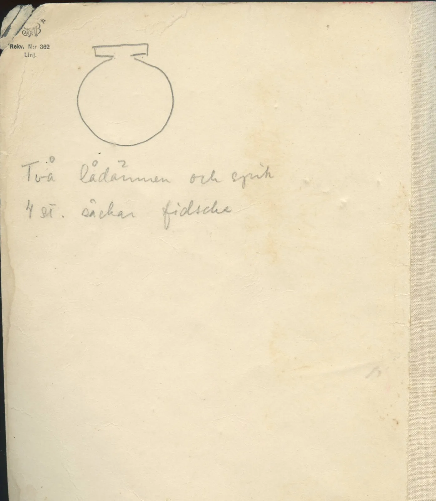 Scan 2 of field diary DII:1d (Idalion and Lapithos, Plakes), handwritten in Swedish, with drawings. The transcription and translation follow.