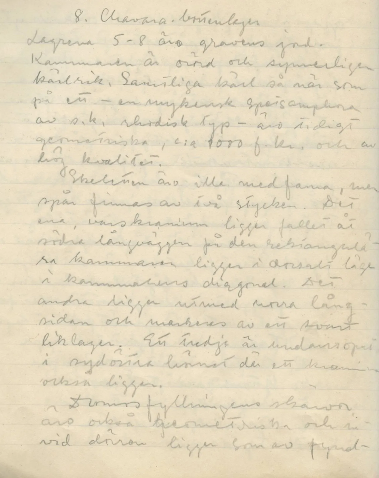 Scan 39 of field diary DII:1d (Idalion and Lapithos, Plakes), handwritten in Swedish. The transcription and translation follow.