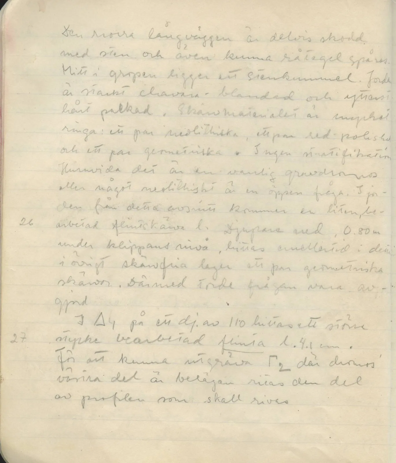 Scan 53 of field diary DII:1d (Idalion and Lapithos, Plakes), handwritten in Swedish. The transcription and translation follow.