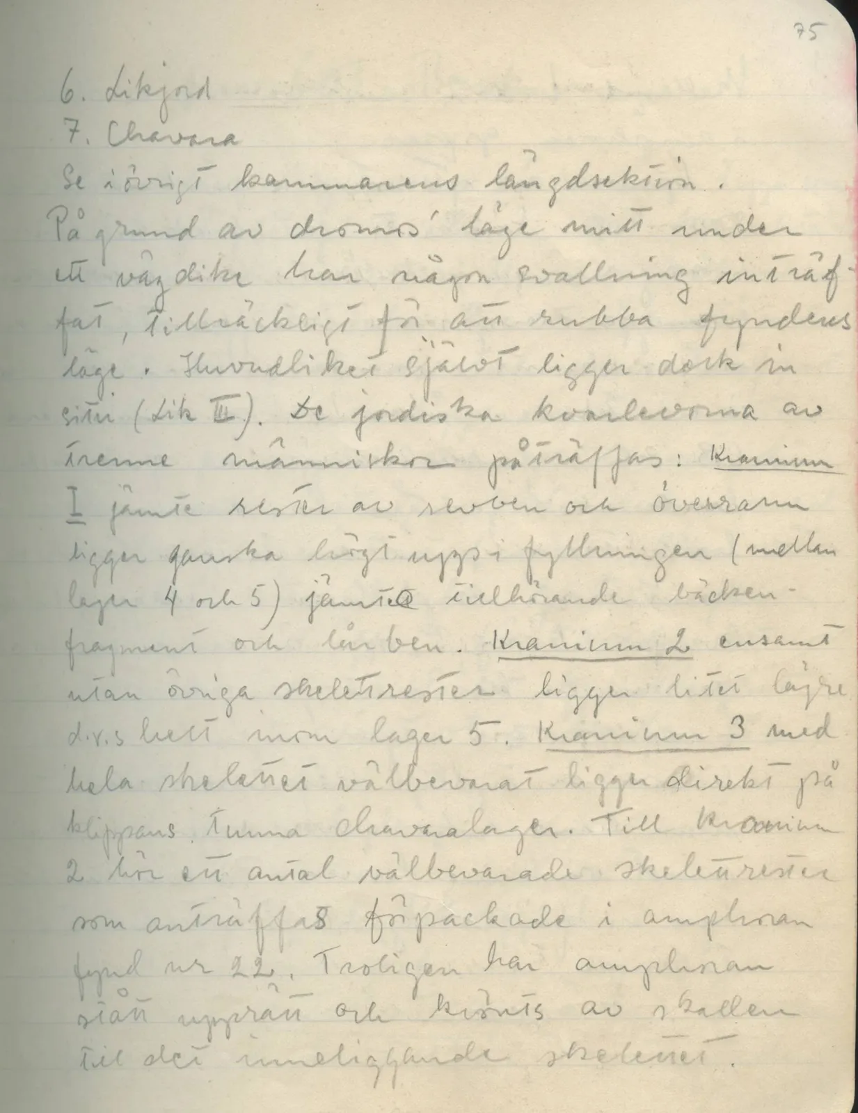 Scan 76 of field diary DII:1d (Idalion and Lapithos, Plakes), handwritten in Swedish. The transcription and translation follow.