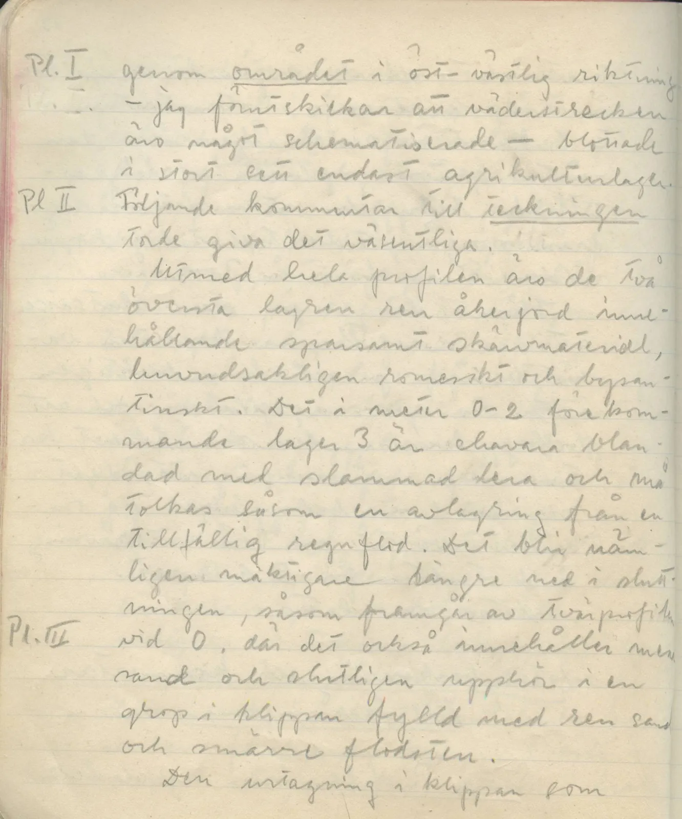 Scan 85 of field diary DII:1d (Idalion and Lapithos, Plakes), handwritten in Swedish. The transcription and translation follow.