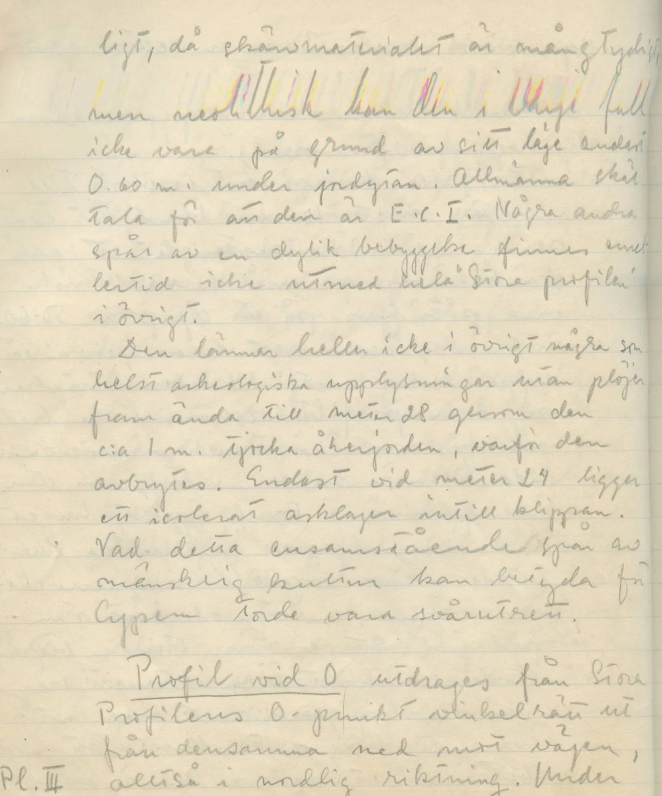 Scan 87 of field diary DII:1d (Idalion and Lapithos, Plakes), handwritten in Swedish. The transcription and translation follow.