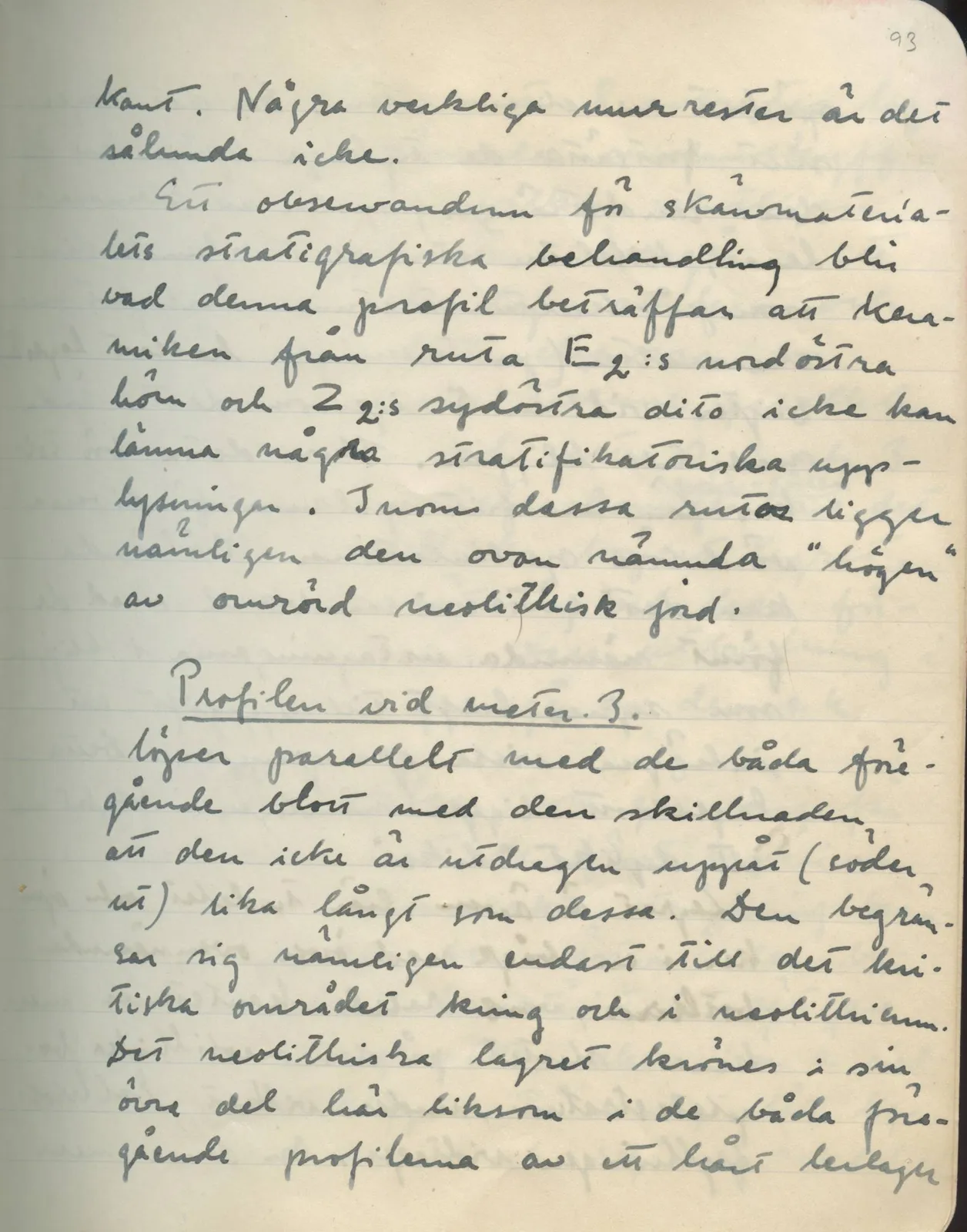 Scan 94 of field diary DII:1d (Idalion and Lapithos, Plakes), handwritten in Swedish. The transcription and translation follow.