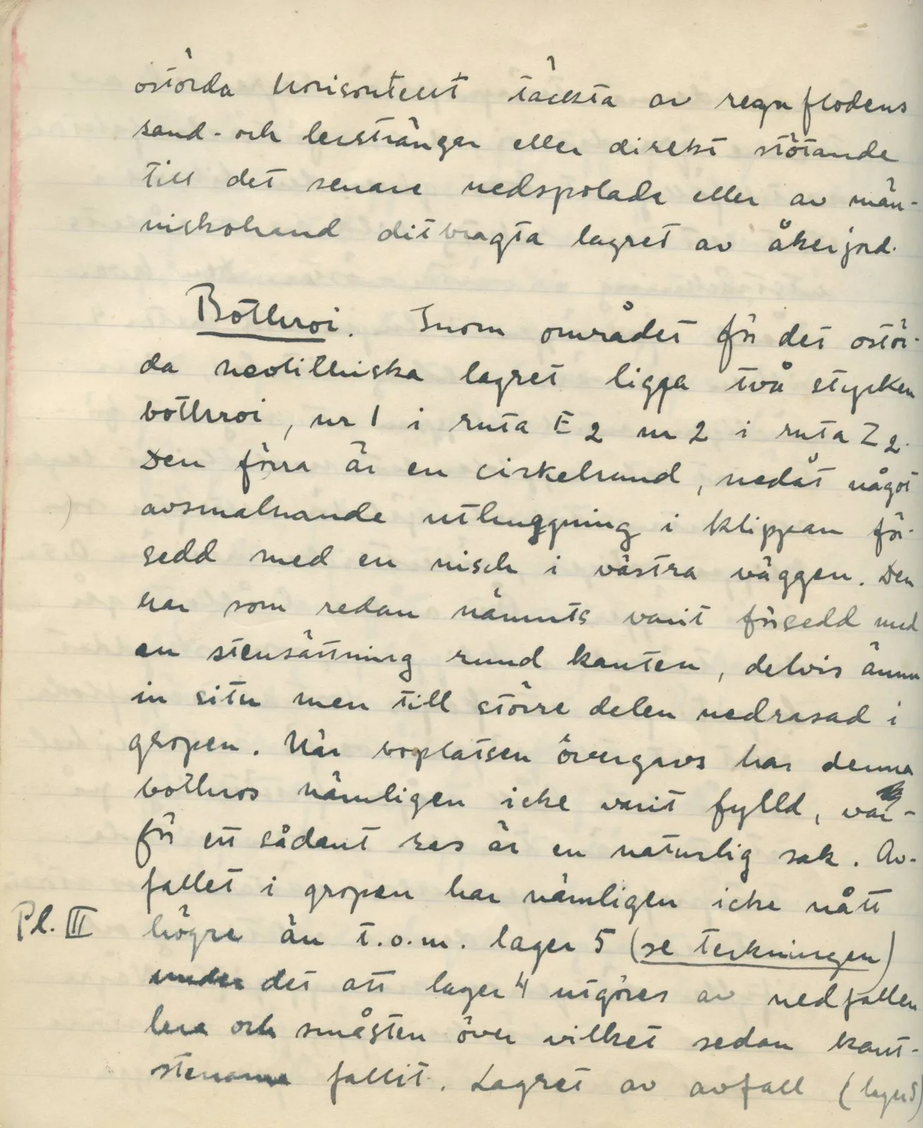 Scan 99 of field diary DII:1d (Idalion and Lapithos, Plakes), handwritten in Swedish. The transcription and translation follow.