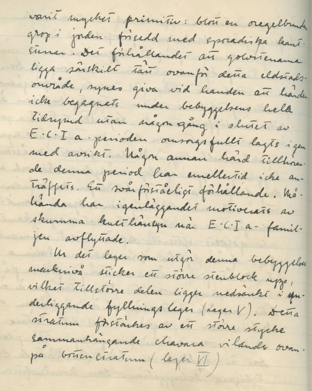 Scan 115 of field diary DII:1d (Idalion and Lapithos, Plakes), handwritten in Swedish. The transcription and translation follow.