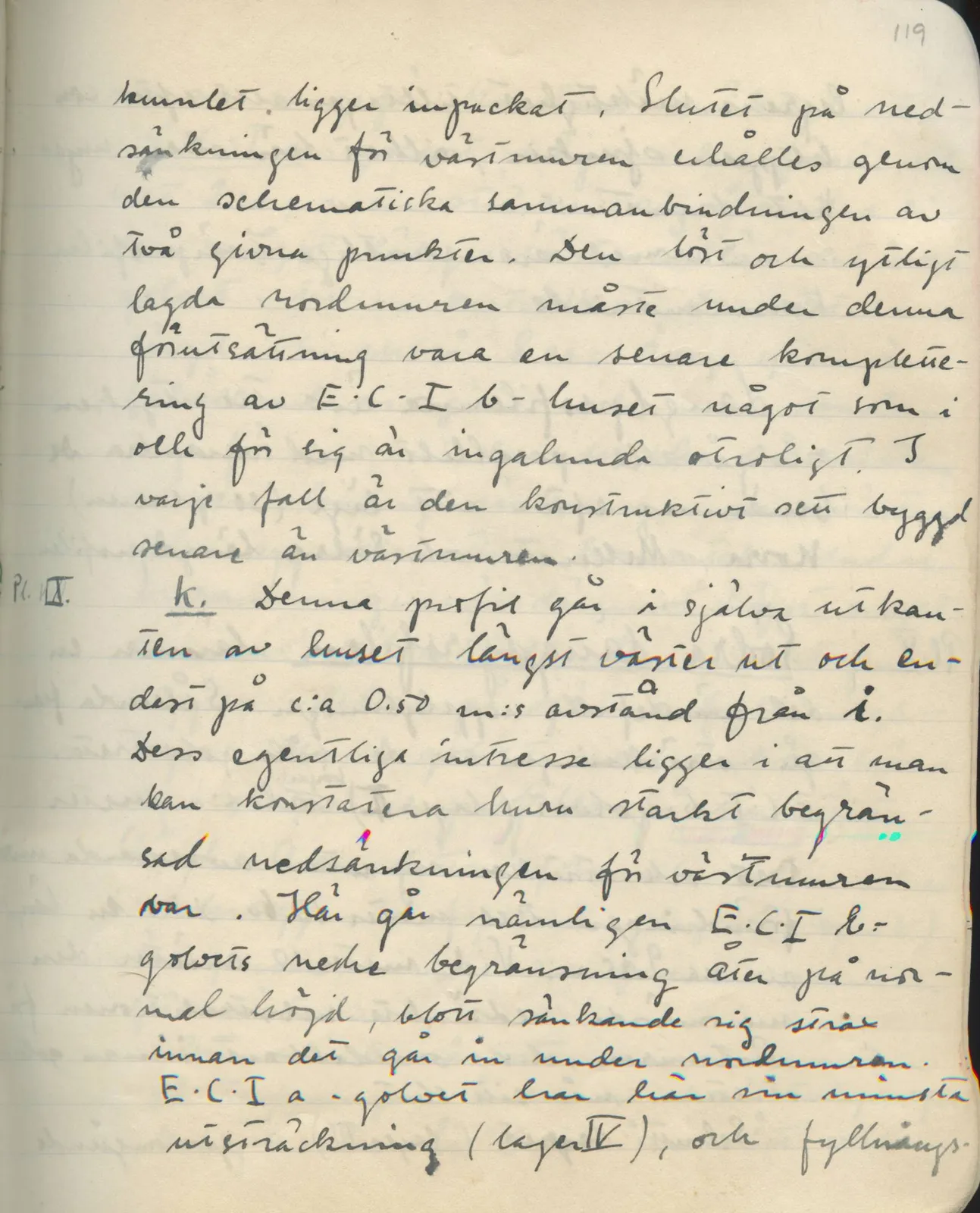 Scan 120 of field diary DII:1d (Idalion and Lapithos, Plakes), handwritten in Swedish. The transcription and translation follow.