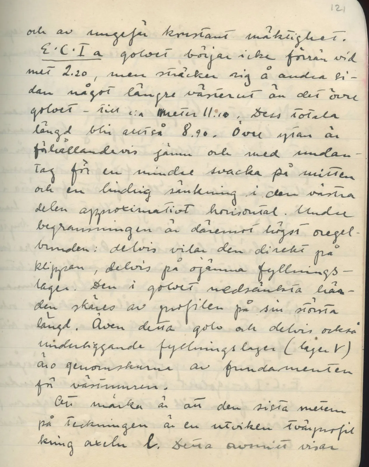 Scan 122 of field diary DII:1d (Idalion and Lapithos, Plakes), handwritten in Swedish. The transcription and translation follow.