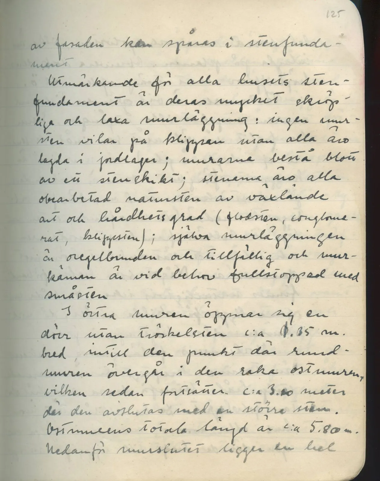Scan 126 of field diary DII:1d (Idalion and Lapithos, Plakes), handwritten in Swedish. The transcription and translation follow.